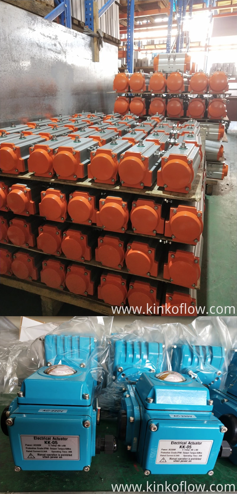 Válvula de esfera elétrica com flange de 3 peças