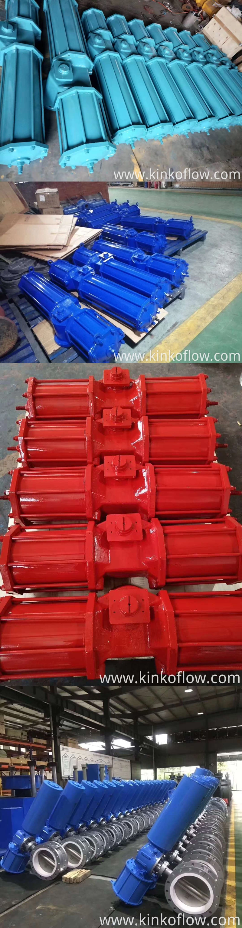 Atuador de controle pneumático Atuador Scot-ch Yoke Atuador