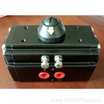 Atuador pneumático de dupla ação AT-63D na cor preta