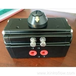 Atuador pneumático de dupla ação AT-63D na cor preta