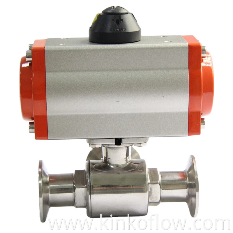 Bola de Carregamento Rápido Sanitária Pneumática CF8M