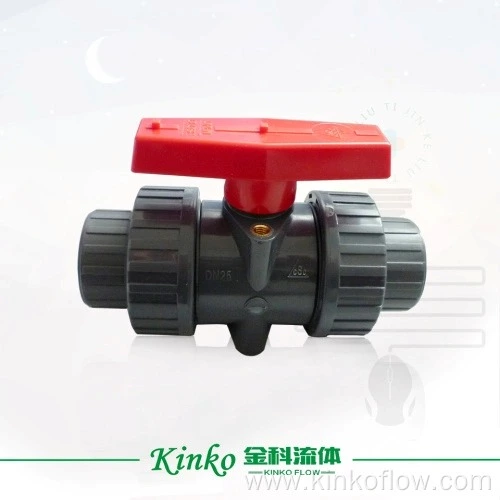 Válvula de esfera manual com flange de material DN50 PVCUPVCPVDF