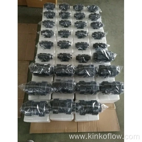 Válvula de esfera manual com flange de material DN50 PVCUPVCPVDF