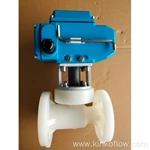 Válvula de esfera manual com flange de material DN50 PVCUPVCPVDF