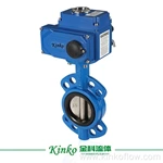 Válvula borboleta elétrica de vedação suave com flange DN80