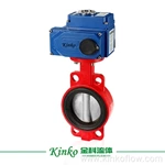 Válvula borboleta elétrica de vedação suave com flange DN80