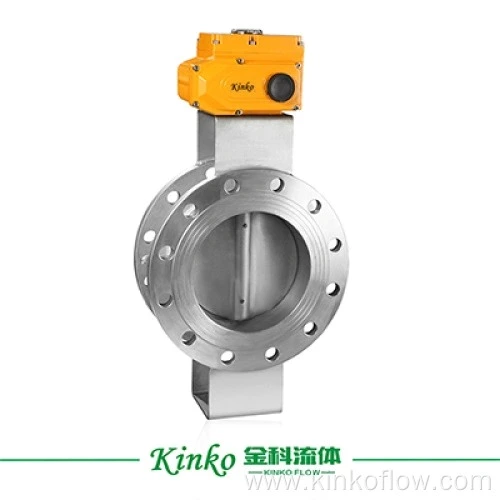 Válvula borboleta de flange de vedação rígida elétrica