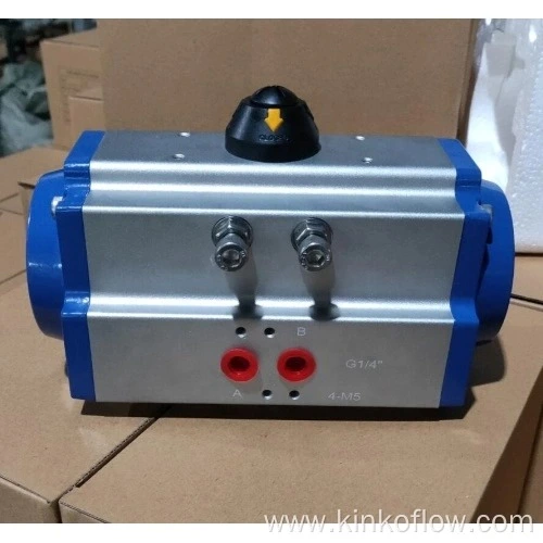 Atuador de válvula pneumática de ação dupla simples KK