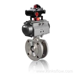 Válvula de esfera pneumática tipo fina Q671F-16P/R