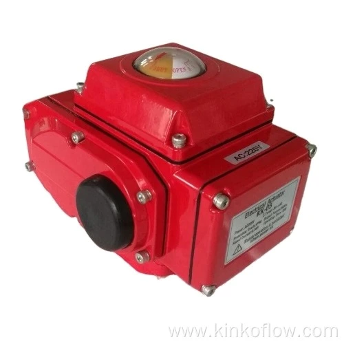 Atuador elétrico rotativo inteligente liga/desliga vermelho