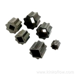 Conector quadrado plano pneumático de material de aço inoxidável
