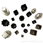 Conector quadrado plano pneumático de material de aço inoxidável
