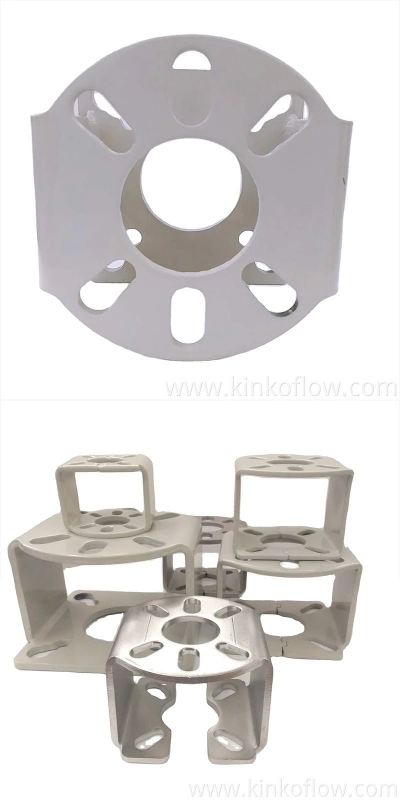 Suporte de ferro fundido envernizado