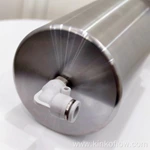Válvula borboleta sanitária com atuador pneumático vertical